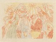 James Ensor Tribute Money oil